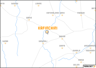 map of Kafin Chiri