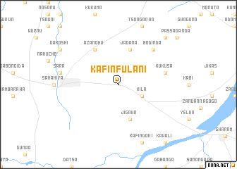 map of Kafin Fulani