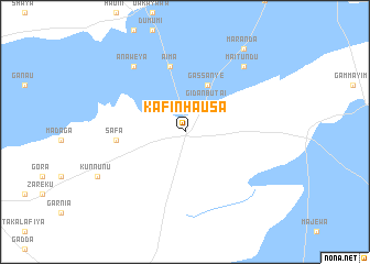 map of Kafin Hausa