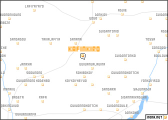 map of Kafin Kiro