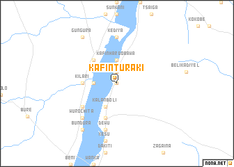 map of Kafin Turaki