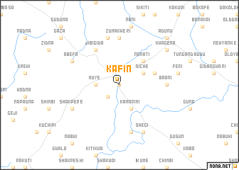 map of Kafin