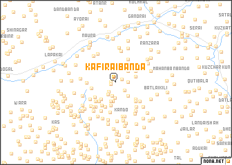 map of Kāfirai Bānda