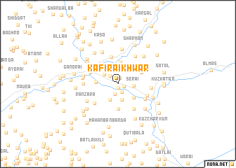 map of Kāfiraikhwār