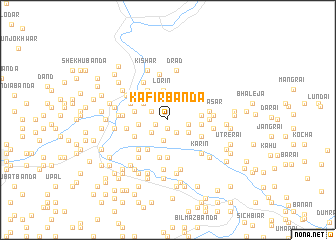 map of Kāfir Bānda