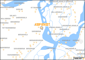 map of Kāfir Kot