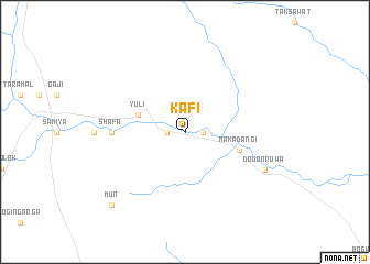 map of Kafi