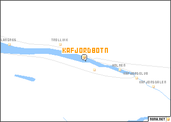 map of Kåfjordbotn