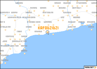 map of Kafodzidzi