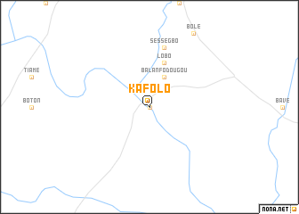 map of Kafolo