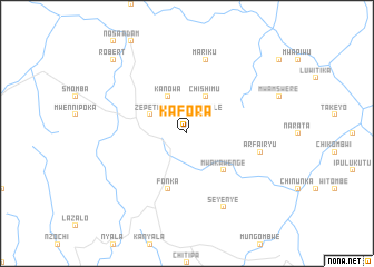 map of Kafora