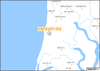 map of Kafountine