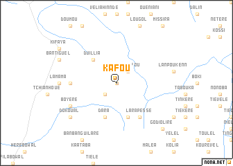 map of Kafou