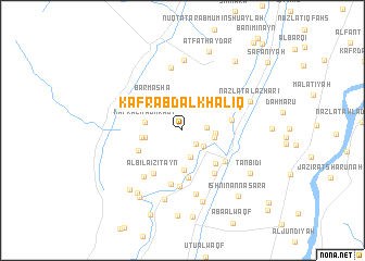 map of Kafr ‘Abd al Khāliq