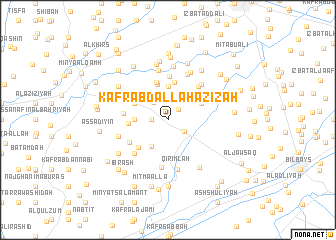 map of Kafr ‘Abd Allāh ‘Azīzah