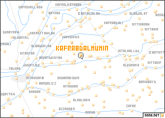 map of Kafr ‘Abd al Muʼmin