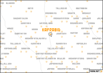 map of Kafr ‘Abīd