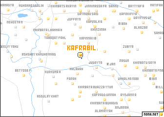 map of Kafr Abīl