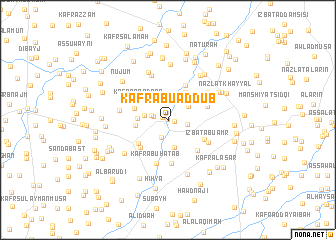 map of Kafr Abū ad Dūb