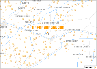 map of Kafr Abū ad Duqūn