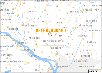 map of Kafr Abū Jum‘ah