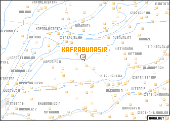 map of Kafr Abu Nâṣir