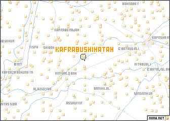 map of Kafr Abū Shiḩātah