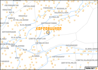 map of Kafr Abū ‘Umar