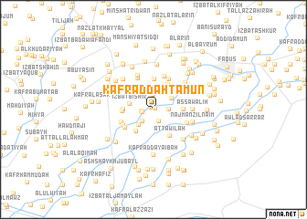 map of Kafr ad Dahtamūn