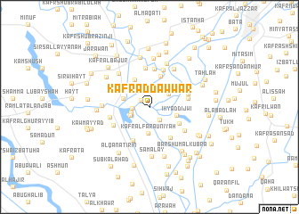 map of Kafr ad Dawwār