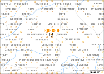 map of Kafrah