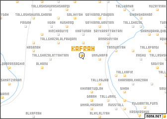 map of Kafrah
