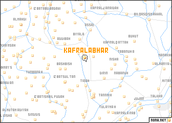 map of Kafr al Abḩar