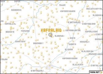 map of Kafr al ‘Āʼid