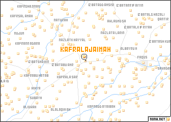 map of Kafr al ‘Ajāʼimah