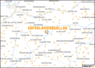 map of Kafr al Amīr ‘Abd Allāh