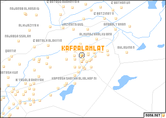 map of Kafr al ‘Amlāt