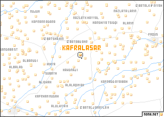 map of Kafr al A‘şar