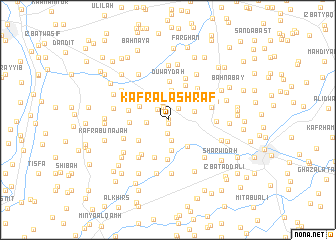 map of Kafr al Ashrāf