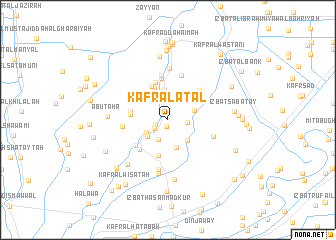 map of Kafr al ‘Atal