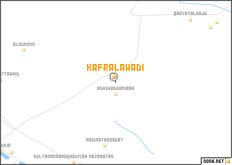 map of Kafr al ‘Awaḑī