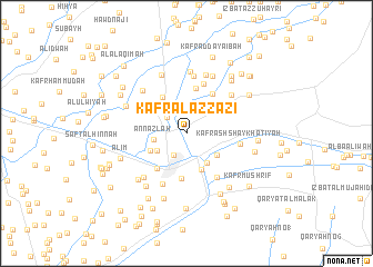 map of Kafr al ‘Azzāzī