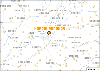 map of Kafr al Badāmāş