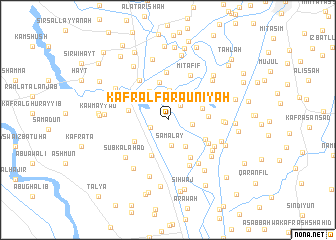 map of Kafr Al Fara‘ūnīyah