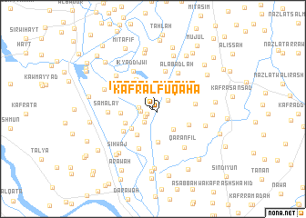 map of Kafr al Fuqahāʼ