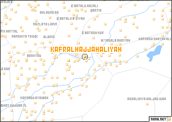 map of Kafr al Ḩājjah ‘Alīyah