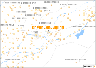 map of Kafr al Ḩājj ‘Umar