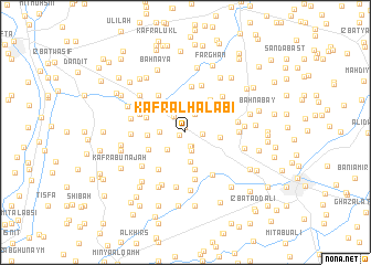 map of Kafr al Ḩalabī