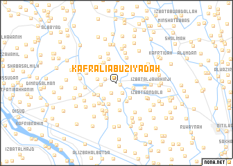 map of Kafr ‘Alī Abū Ziyādah