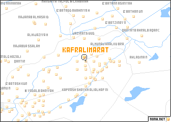 map of Kafr al ‘Imārāt